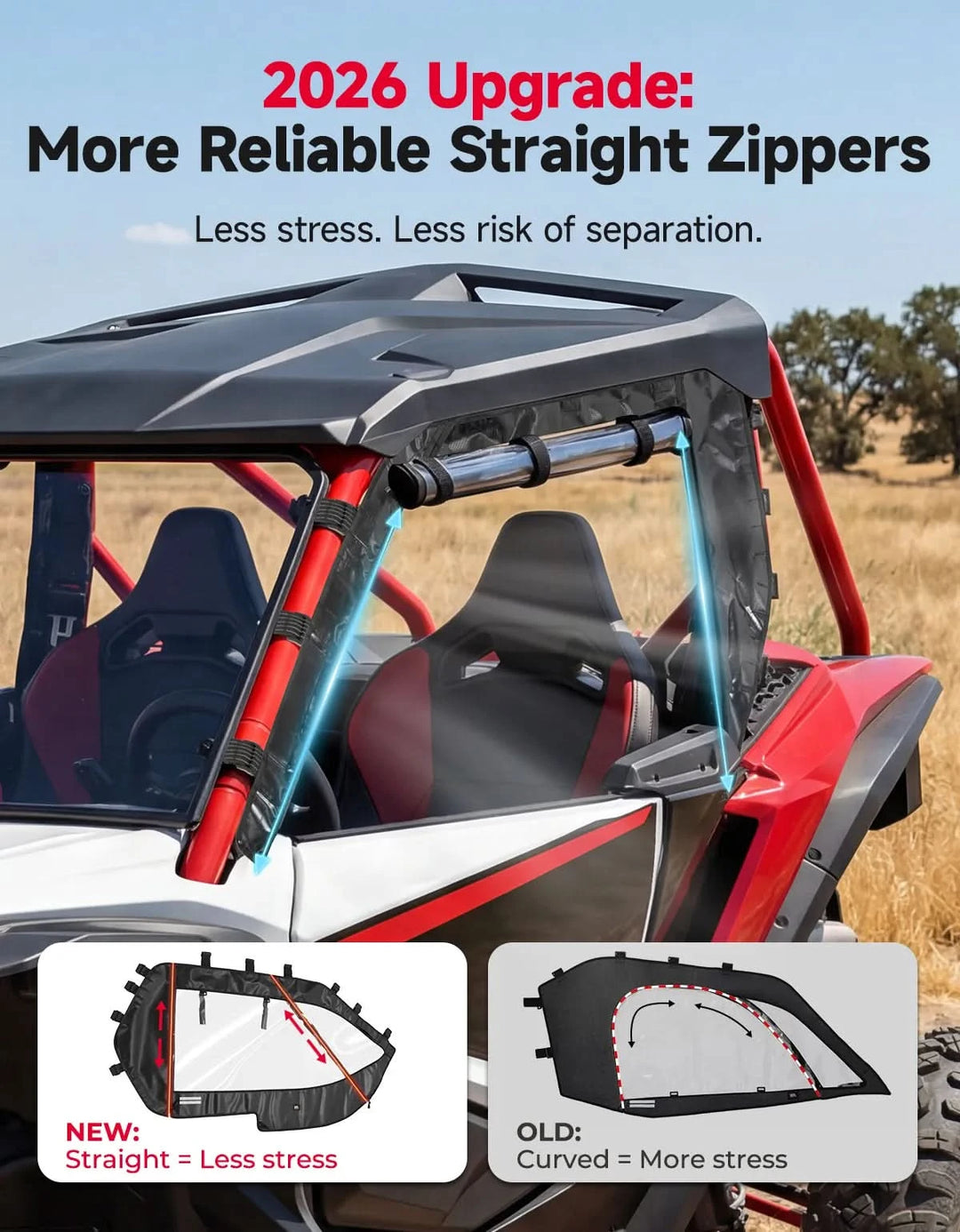 Soft Upper Doors For Honda Talon 1000X 1000R