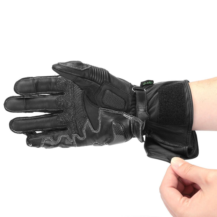 Carbon Fiber Motorcycle Gloves – Kevlar Stitch, ESA Padding & Touchscreen - Kemimoto