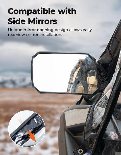 Soft Cab Enclosures & Soft  Rear Windshield for Can-Am Maverick X3 - Kemimoto
