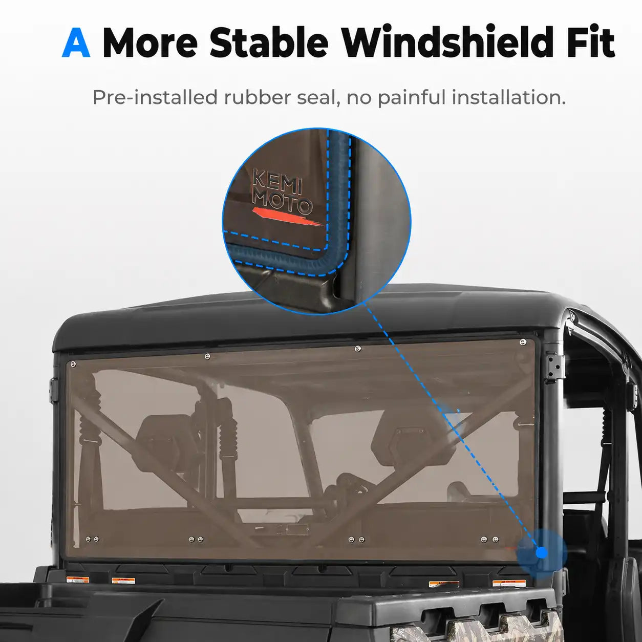 A Windshield That Sits More Securely