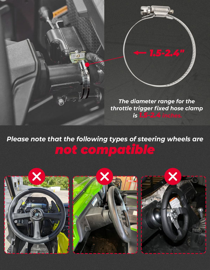 UTV/ATV Universal Turn Signal Kit with Horn & Hazard Lights - Kemimoto