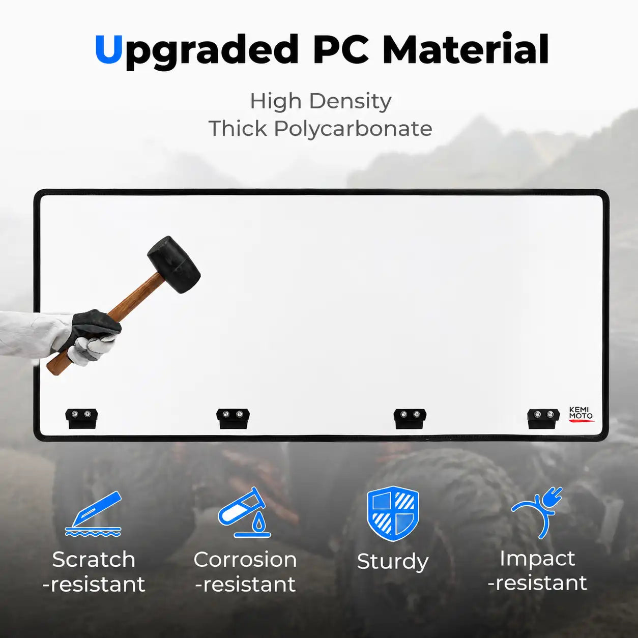 Double-Sided Hardened PC Material