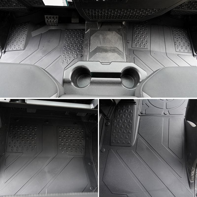 4pcs TPE Floor Mats Anti-Slip Mats for Ranger CREW XD 1500 2024+ - Kemimoto