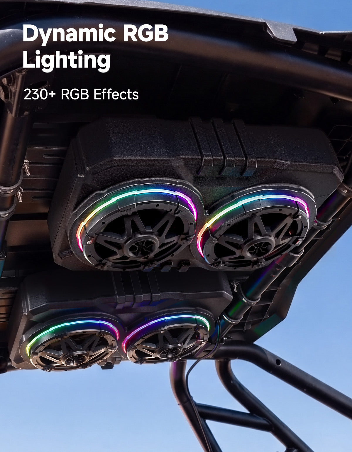 Sistema de audio de techo KEMIMOTO X3Pro de 6.5 pulgadas para UTV, compatible con Can-Am X3 y Max RZR