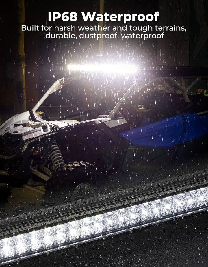 Aluminum Roof with LED Light Bar for Can-Am Maverick X3 MAX - Kemimoto