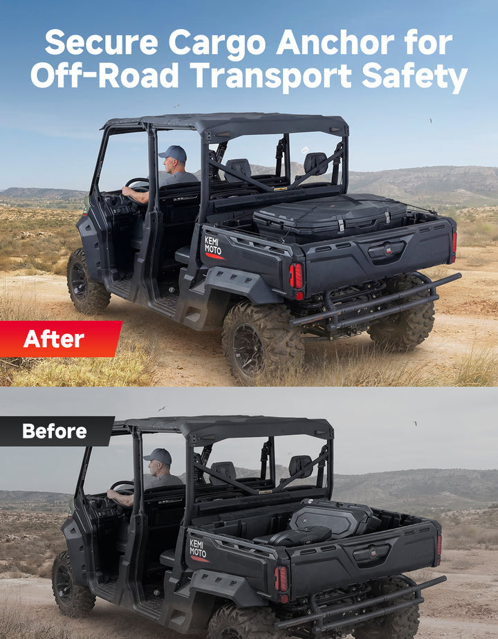 UTV/ATV Universal Bed Tie Down Anchor Kit (4PCS)