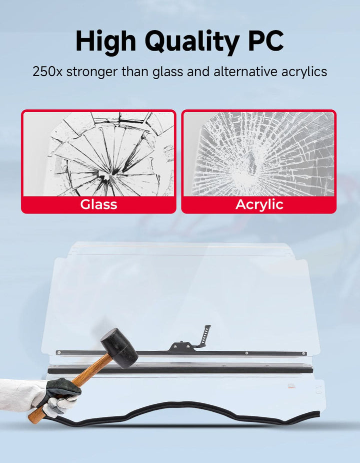 3-in-1 Flip Windshield For Can-Am Commander (2011–2020)