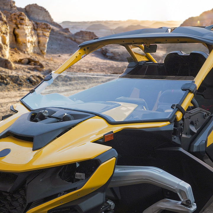Clear Half Windshield for Can-Am Maverick R 2024+ - Kemimoto