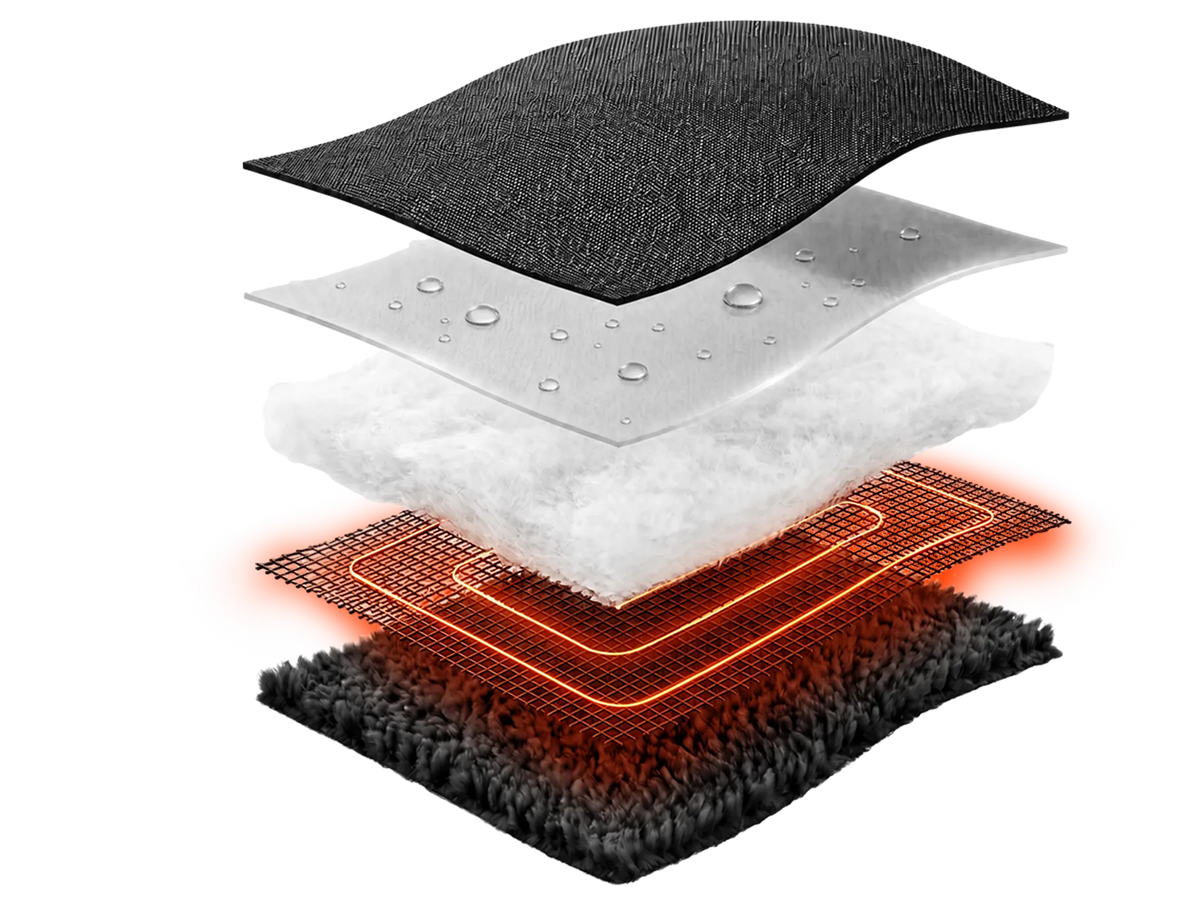 Heating apparel layer