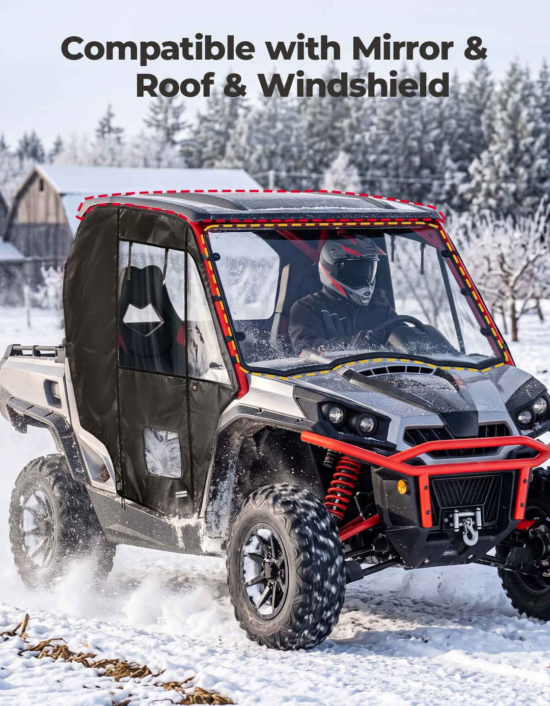 Soft Cab Enclosure Doors For Can-Am Commander (2011–2020)