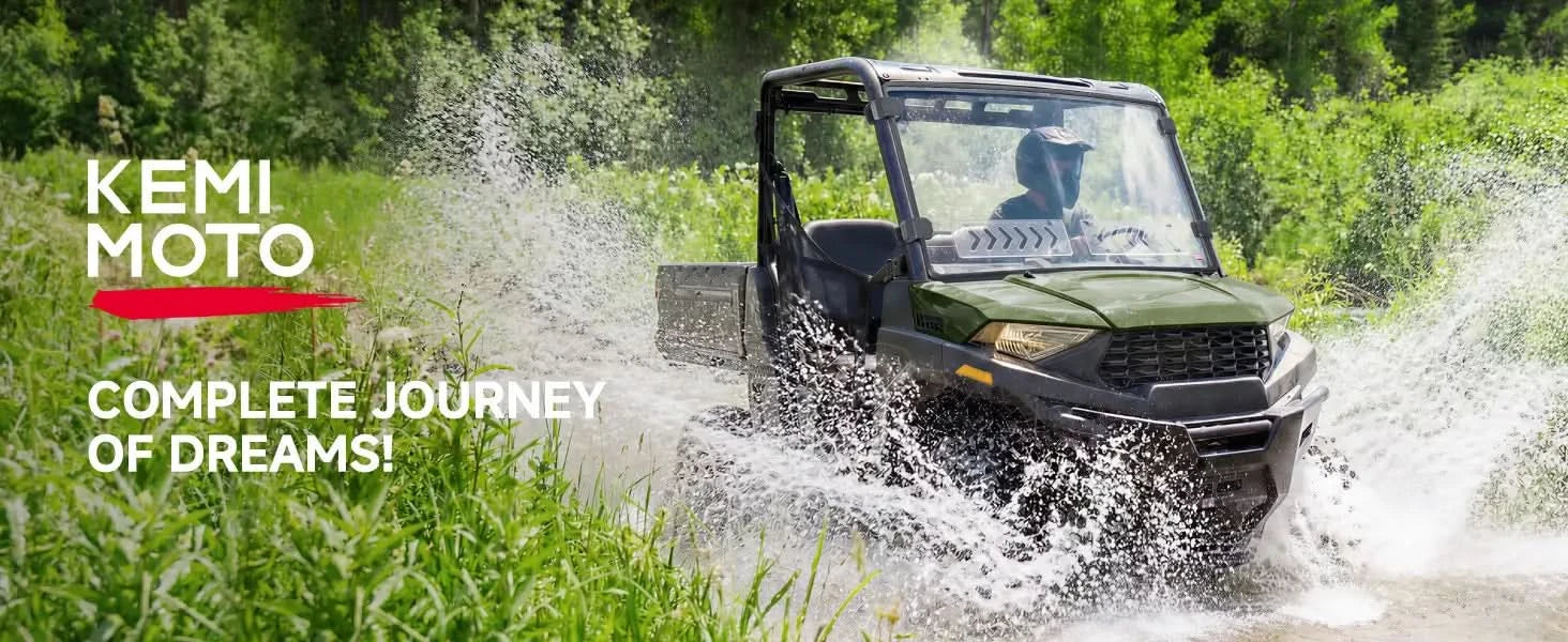 UTV Soft Cab Enclosure Doors with YKK Zipper, Tear-Resistant Water-Resistant for Polaris Ranger SP 570 2022-2026, 2 Door