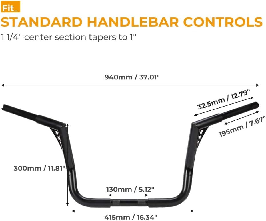 Motorcycle Handlebar for Electra Glide, Street Glide, Tri Glide and Ultra Limited - Kemimoto
