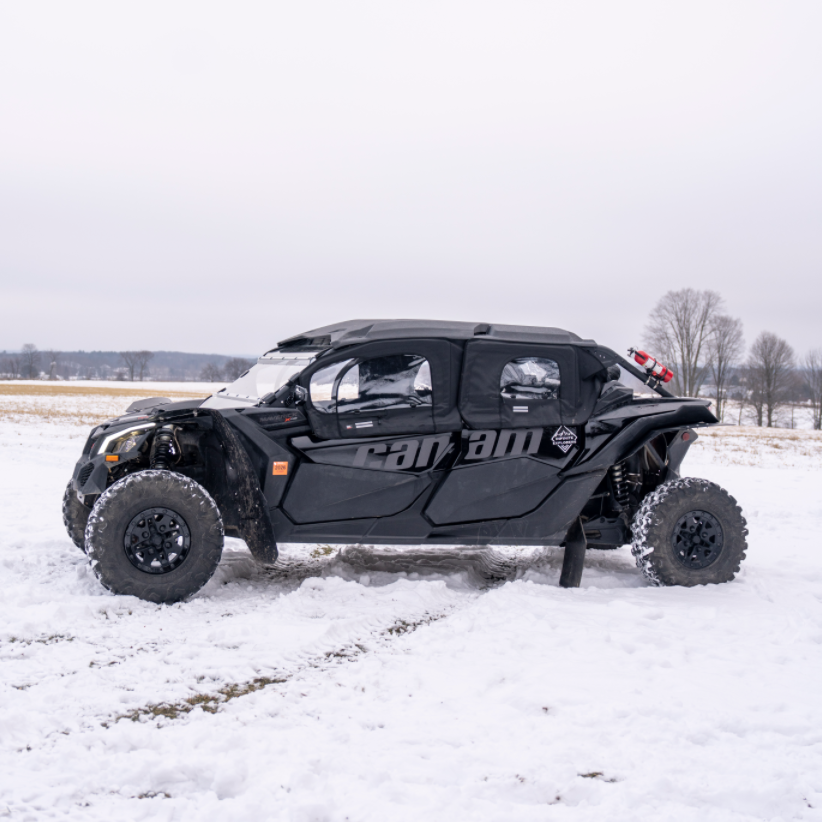 Soft Cab Enclosures with Metal Frame for Can-Am Maverick X3 MAX - Kemimoto