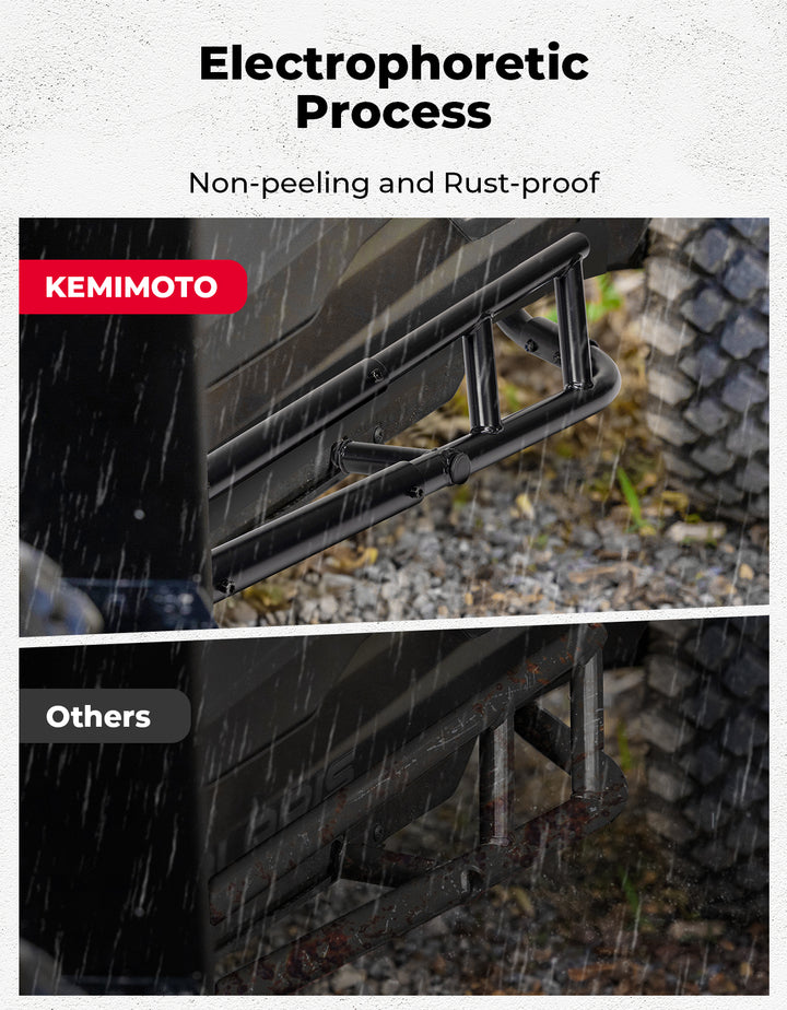 Heavy Duty Steel Nerf Bars Rock Sliders for Polaris RZR XP 1000/ XP 4 1000 2024-2025 - Kemimoto