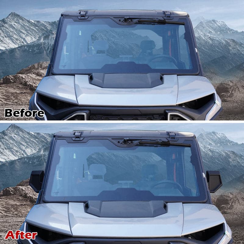 Door-Mounted Side Mirrors for Polaris Ranger XD 1500 - Kemimoto