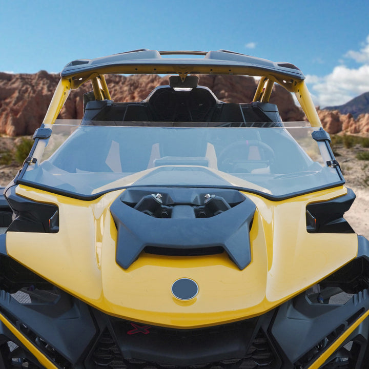Clear Half Windshield for Can-Am Maverick R 2024+ - Kemimoto