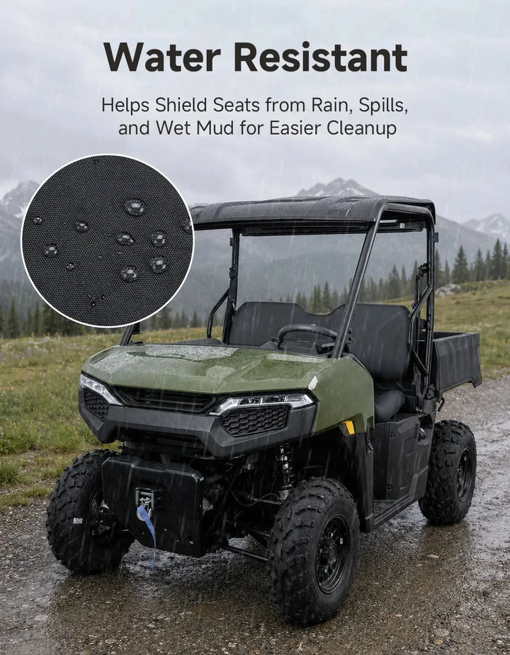 UTV Seat Covers with Storage Pockets for Polaris Ranger 500 2026+