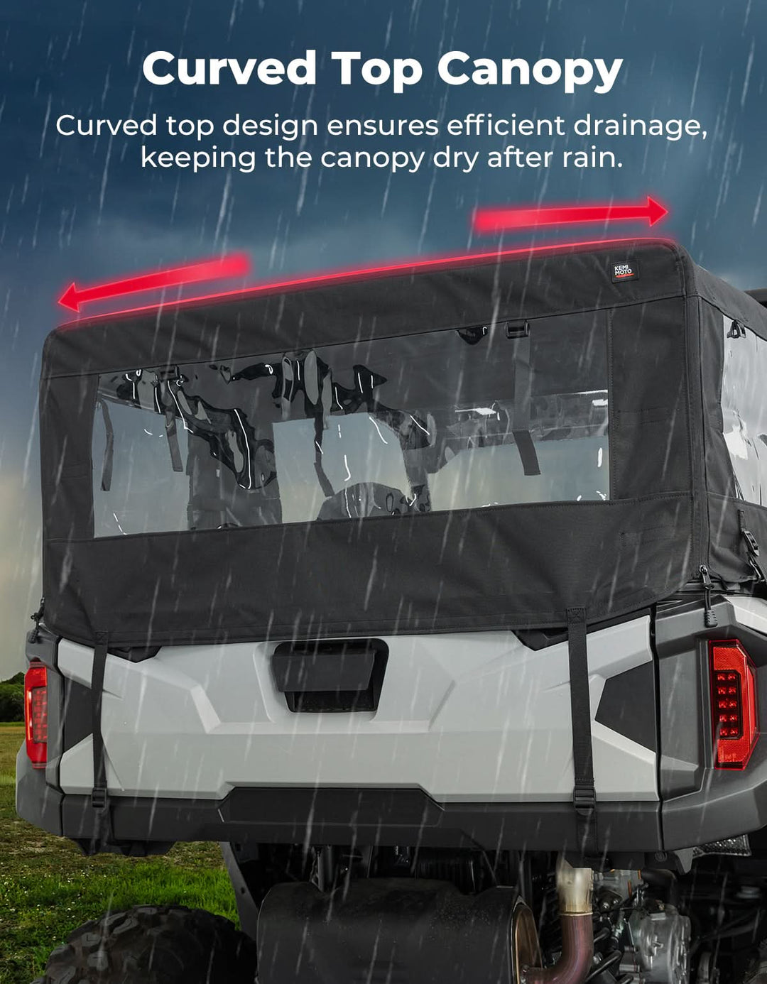 Soft Cargo Camper Bed Cover Rack for Polaris General 1000 / XP 1000 / 4 1000 (2016–2026)