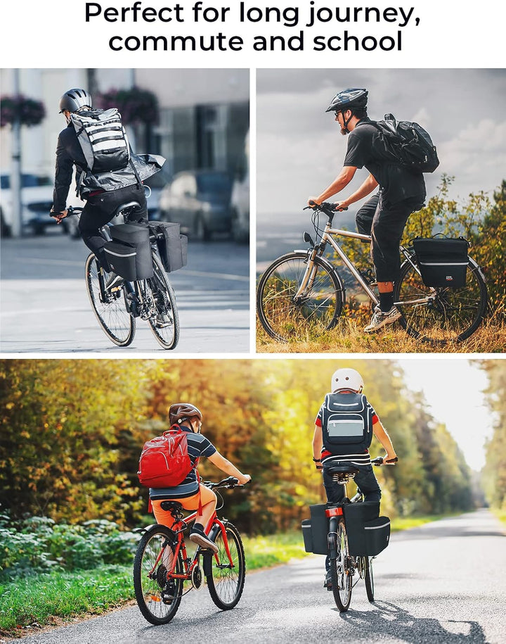 Bike Saddle Bag 30L Large Capacity - Kemimoto