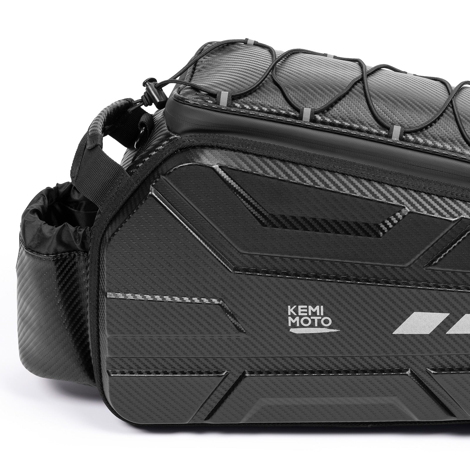 15L Capacity Hard Shell Bicycle Rear Rack Bag - Kemimoto