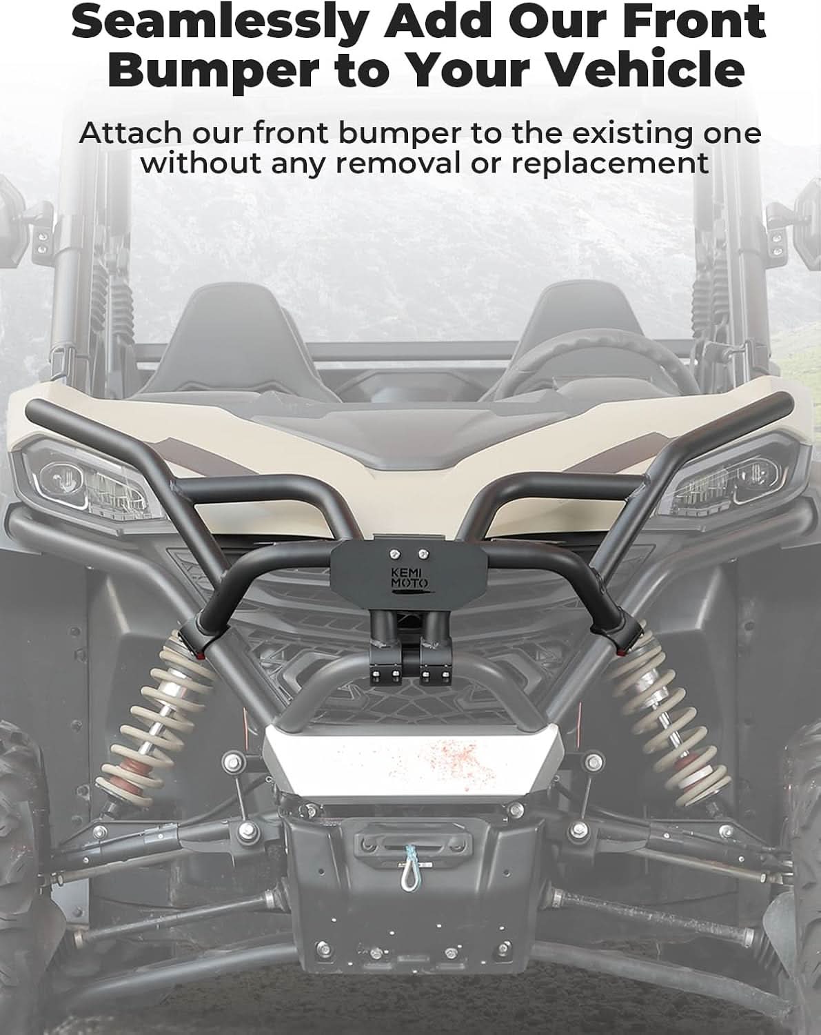 Kemimoto Front Bumper for CFMOTO ZForce 950 Sport | 950 Trail | 800 Trail 