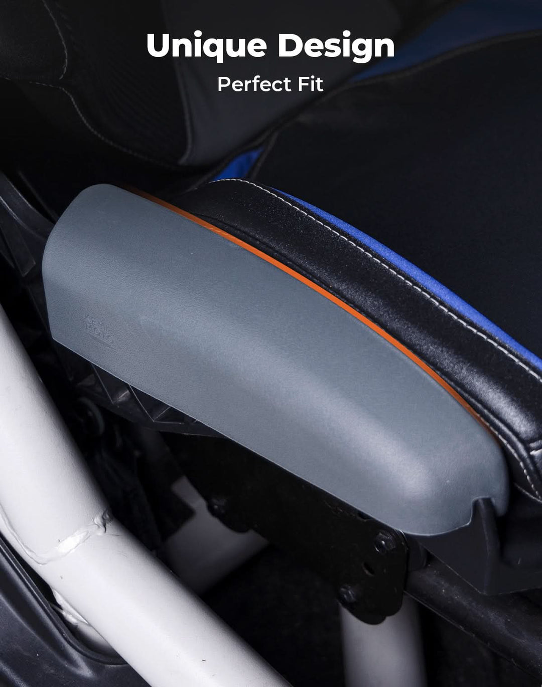 UTV Seat Side Cushions – Fits 2017–2025 Can-Am Maverick X3 MAX & Maverick R, PU Foam Thigh Suppor - Kemimoto