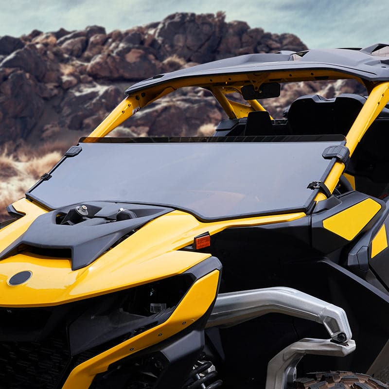 Tinted Half Windshield for Can-Am Maverick R 2024+ - Kemimoto