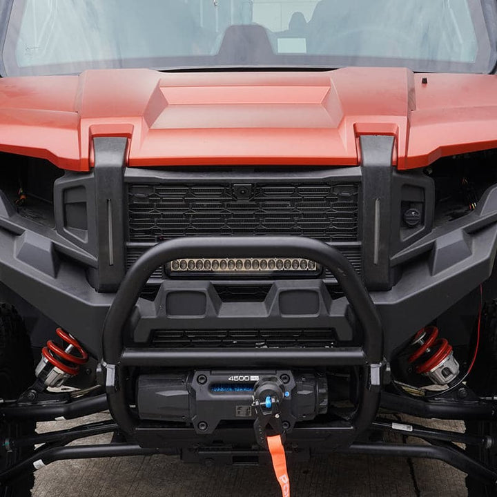 Front Mesh Grill with Accent Light for Polaris XPEDITION ADV/XP - Kemimoto