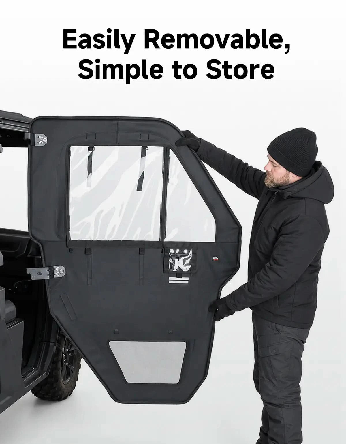 UTV Doors with Steel Frame For CFMOTO Uforce 1000 XL