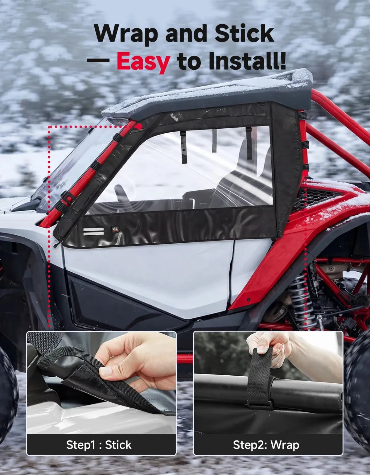 Soft Upper Doors For Honda Talon 1000X 1000R