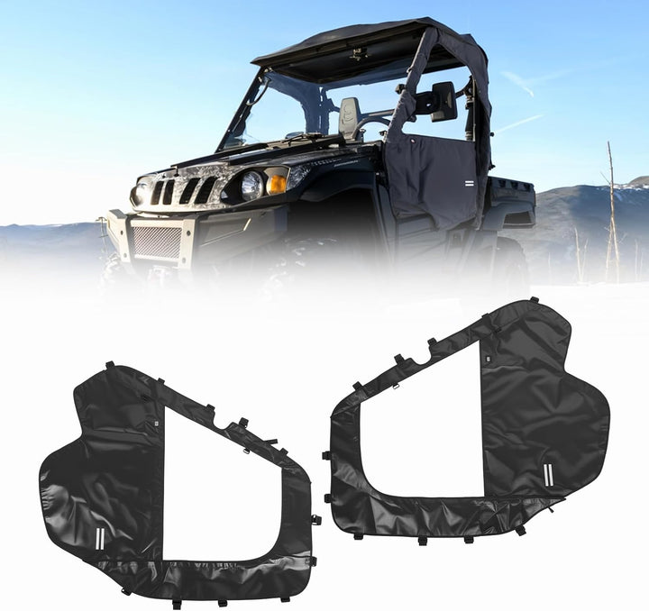 UTV Cab Enclosure Waterproof 1680D Soft Side Doors for Hisun, Axis, Coleman, Massimo MSU 500