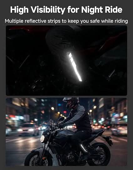 Motorcycle Pants for Men with CE Armor Pockets