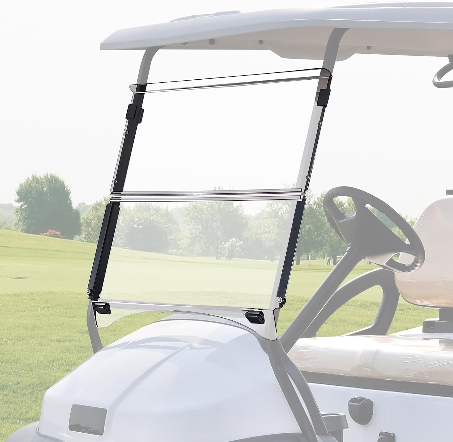 Foldable Golf Cart Windshield for Club Car Precedent Gas/Electric - Kemimoto
