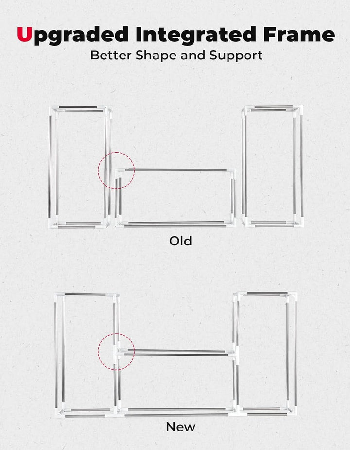 Upgraded ATV 55L Rear Seat Storage Bag with Built-In Frame & Removable Cushion - Kemimoto