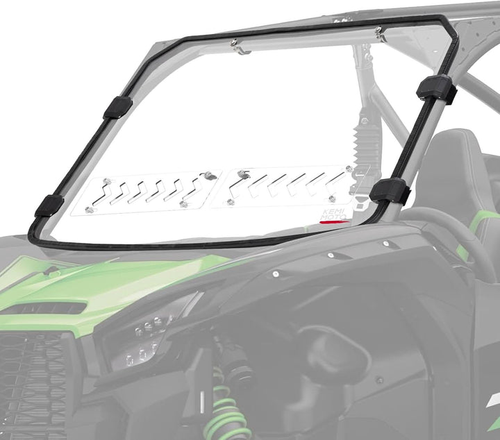 Vented Front Windshield For Kawasaki Teryx KRX 1000 - Kemimoto