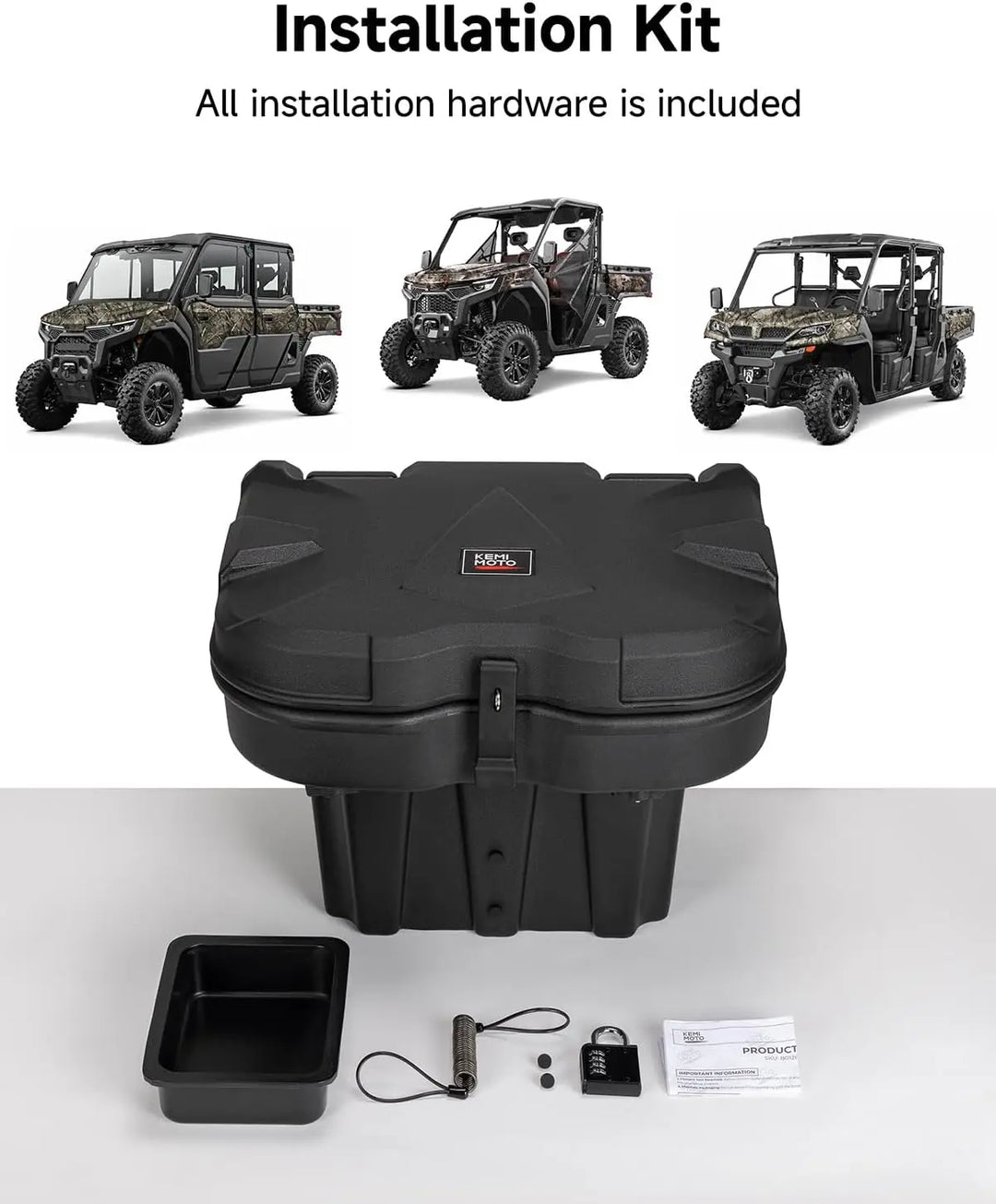 UTV Rear Cargo Box For CFMOTO UFORCE 1000/1000 XL/U10