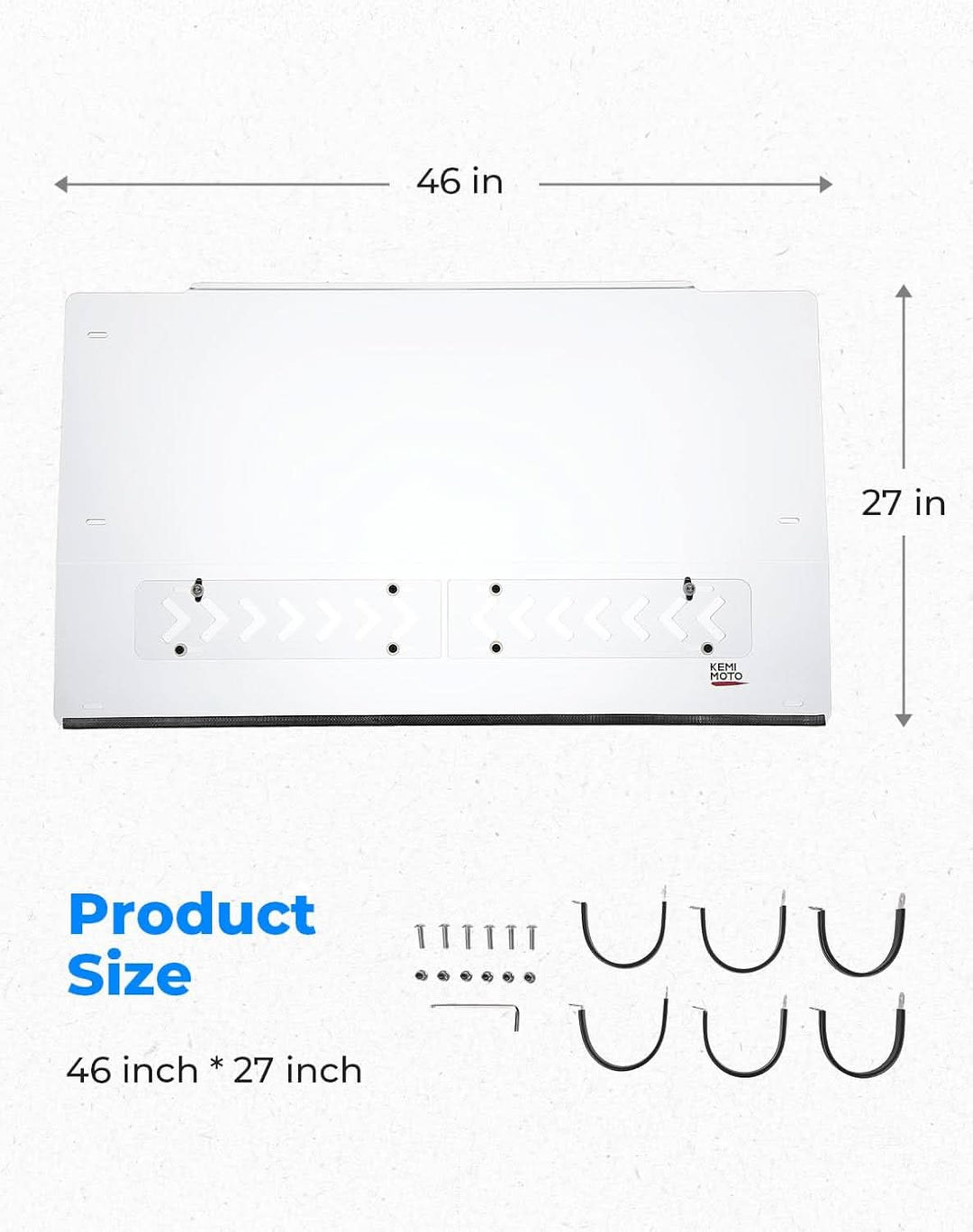 Front Windshield with Vent For Kubota RTV X900/ X1120 - Kemimoto
