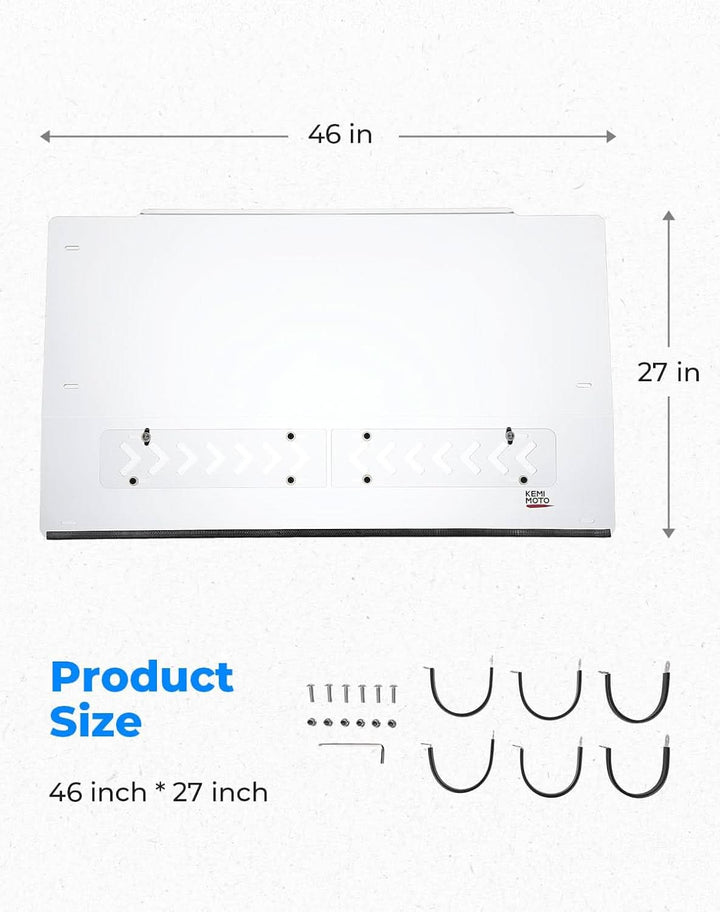 Front Windshield with Vent For Kubota RTV X900/ X1120 - Kemimoto
