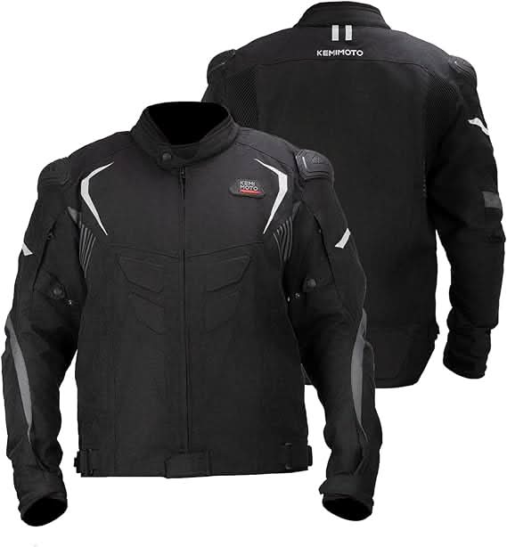 Motorcycle Jacket Men CE 2 Armored Full Protection Motorbike Riding Jacket - Kemimoto
