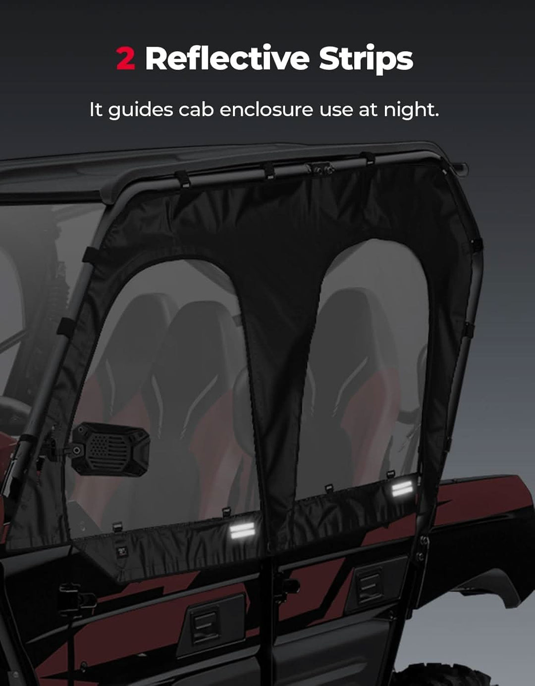 Soft Upper Doors For Kawasaki Teryx 4 800 |Teryx 4 S - Kemimoto