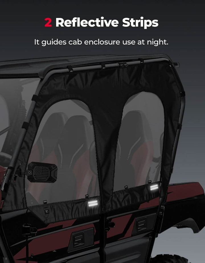 Soft Upper Doors For Kawasaki Teryx 4 800 |Teryx 4 S - Kemimoto