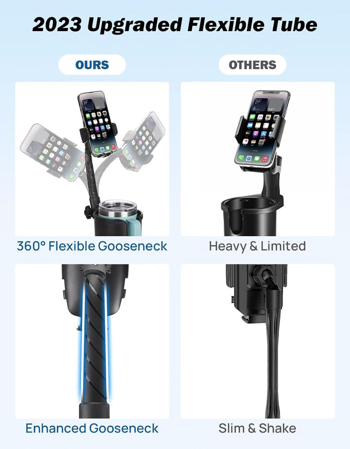 JOYTUTUS Cup Holder Phone Mount for Car - Kemimoto