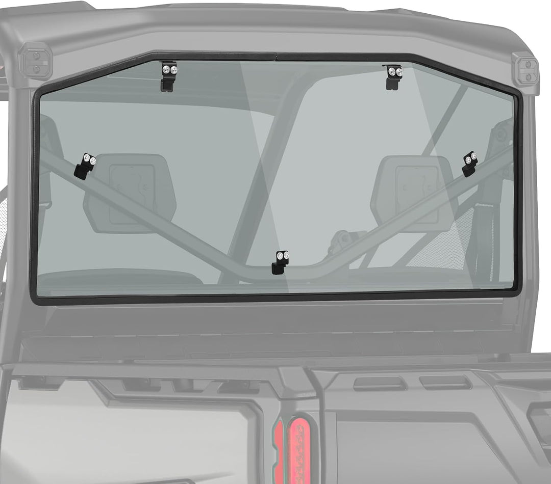 Rear Tinted Windshield for Can-Am Defender HD5/8 /10/MAX - Kemimoto