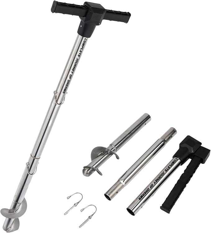 Jet Ski Anchor Shallow Water Anchor Pole for Kayak Pontoon