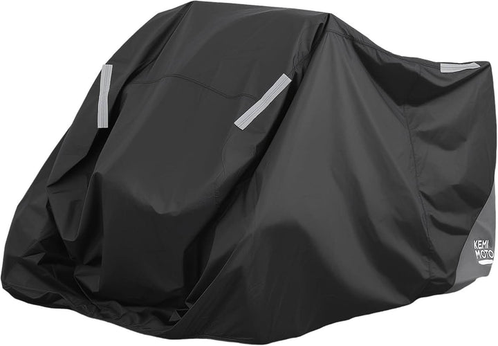 Universal ATV Cover for 4 Wheeler, Quad Cover for YFZ 450R, Raptor 700, Fourtrax Recon, Arctic Cat 300, Can-Am TRX (78.7"x43.3"x43") - Kemimoto
