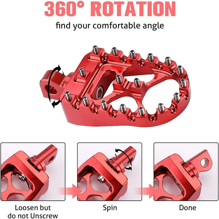 Motorcycle Foot pegs for Dyna, Sportster, Iron - Kemimoto