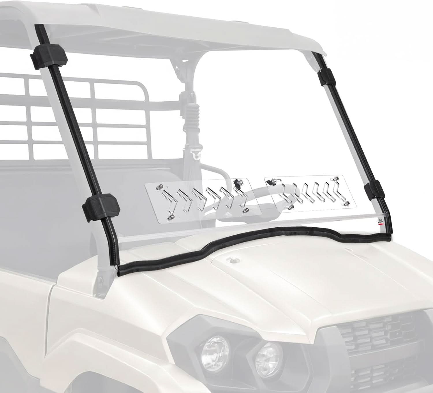 UTV Vented Front Windshield For Kawasaki Mule PRO-MX