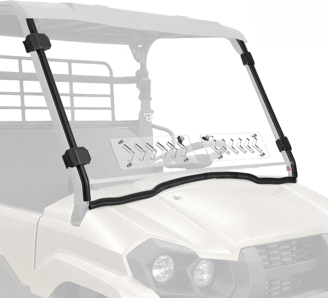 UTV Vented Front Windshield For Kawasaki Mule PRO-MX