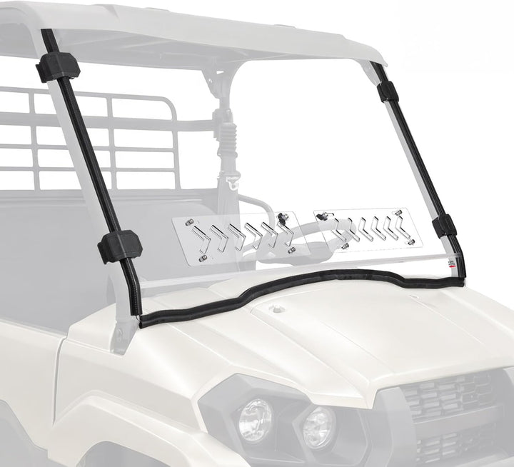 UTV Vented Front Windshield For Kawasaki Mule PRO-MX