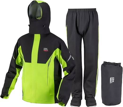Waterproof Rain Suit For Motorcycle Riding - Kemimoto